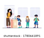 back to school for new normal... | Shutterstock .eps vector #1780661891