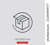 return box icon vector icon... | Shutterstock .eps vector #2134495977