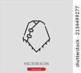 poncho icon vector icon... | Shutterstock .eps vector #2134499277