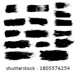hand drawn of brush stroke for... | Shutterstock .eps vector #1805576254