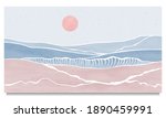 set of creative minimalist... | Shutterstock .eps vector #1890459991