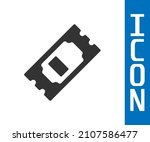 grey cinema ticket icon... | Shutterstock .eps vector #2107586477