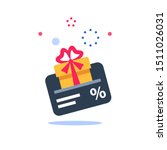 gift card  loyalty program ... | Shutterstock .eps vector #1511026031
