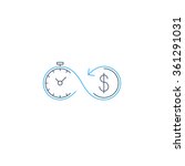 time is money | Shutterstock .eps vector #361291031