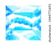 blue sky box room space... | Shutterstock . vector #1444771691