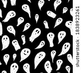 seamless vector halloween... | Shutterstock .eps vector #1838923261