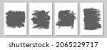 set of 4 frames isolated on a... | Shutterstock .eps vector #2065229717