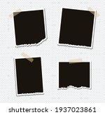 set of vector photo frame... | Shutterstock .eps vector #1937023861
