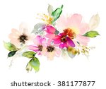 Flowers Watercolor Illustration....