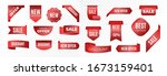 set of price tag and best sale... | Shutterstock .eps vector #1673159401