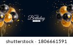 vector happy birthday... | Shutterstock .eps vector #1806661591