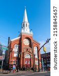 Small photo of Newark, NJ - May 19,2022: Saint Stephen Grace Church is a historic church on Ferry Street and Wilson Avenue in the Ironbound of Newark, Essex County, NJ, US.