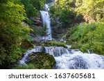 Giessbach Waterfall At The Lake ...