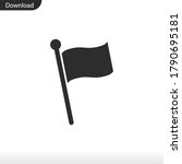 flag icon vector eps 10 | Shutterstock .eps vector #1790695181