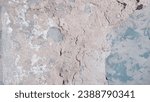 Small photo of Decrepit White Dirty Plaster Wall With Cracked Structure Horizontal Empty Background