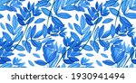 seamless pattern with floral... | Shutterstock . vector #1930941494