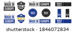 made in europe label set ....