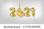 happy new year background with... | Shutterstock .eps vector #1775154494