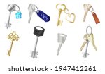 set of realistic keys with... | Shutterstock .eps vector #1947412261