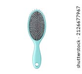 hairbrush comb realistic icon... | Shutterstock .eps vector #2126677967
