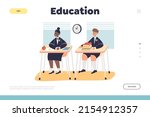 education concept of landing... | Shutterstock .eps vector #2154912357
