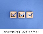 Small photo of certified and correct mark. Standard certification, accurate selection, production standards and good quality. An ethical corporation. Do the right thing. ISO quality and symbols. Three Right sign