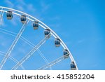 White Modern Ferris Wheel  With ...