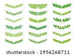 green semicircular form vintage ... | Shutterstock .eps vector #1956268711