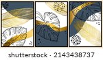 contemporary botanical prints... | Shutterstock .eps vector #2143438737