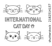 International Cat Day Linear...