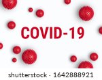 Small photo of Inscription COVID-19 on white background. World Health Organization WHO introduced new official name for Coronavirus disease named COVID-19