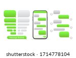 flat green button on white... | Shutterstock .eps vector #1714778104