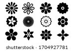 april 5  2020  black flower... | Shutterstock .eps vector #1704927781