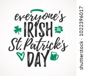 Everyone's Irish On St. Patrick'...