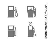 Gas Station Icons. Fuel  Gas ...