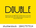 modern sans serif font ... | Shutterstock .eps vector #1841757514