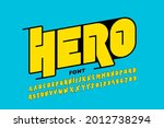comic book style superhero... | Shutterstock .eps vector #2012738294