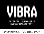 vibrating font design  alphabet ... | Shutterstock .eps vector #2018631974