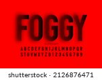 font design with blurry effect  ... | Shutterstock .eps vector #2126876471