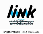 linked letters font design ... | Shutterstock .eps vector #2154533631