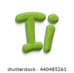 Fabric Alphabet Letter I In 3d...