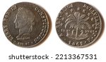 Old Coin Of 8 Soles Of 1861...