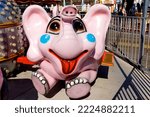 Small photo of Wildwood, NJ USA -Aug. 2022: The seaside resort town of Wildwood, NJ, is famed for the colorful amusement rides on Morey's Piers, and its iconic boardwalk's many garish food stands and souvenir shops.