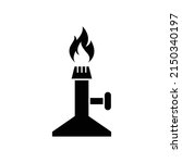 bunsen burner icon design... | Shutterstock .eps vector #2150340197