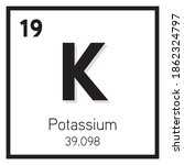 potassium element vector icon ... | Shutterstock .eps vector #1862324797