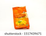 Small photo of Alberton, South Africa - September 26, 2019: a packet of Fatti's and Moni's macaroni isolated on a white background image with copy space in horizontal format