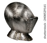Medieval knight champion helmet ...