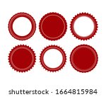 vector stamp without text. set... | Shutterstock .eps vector #1664815984