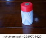 Small photo of toot pick at the container, tusuk gigi di wadah plastik, untuk mencukil sisa makan, seperti daging, selilit di gigi setelah makan, biasanya dari bahan kayu, bambu dan lain lain, dibuat kecil runcing