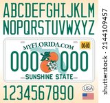 Florida License Car Plate...